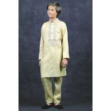 Gold Pakistani Style Kurta Pajama for Boys