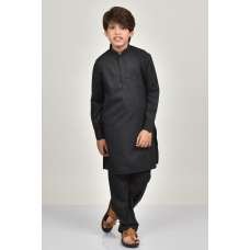 Black Boys Designer Eid Shalwar Kameez