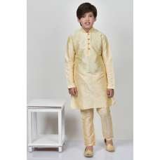 Gold Boys Eid Kurta Pajama Pakistani Suit