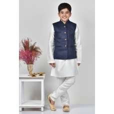 Navy Blue Indian Kids Velvet Waistcoat Navy Blue Indian Kids Velvet Waistcoat