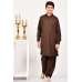 Dark Brown Kurta Shalwar Pakistani Boys Suit