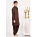 Dark Brown Kurta Shalwar Pakistani Boys Suit