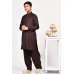 Dark Brown Boys Casual Readymade Kurta Shalwar