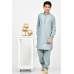 Grey Plain Teen Boys Kurta Shalwar