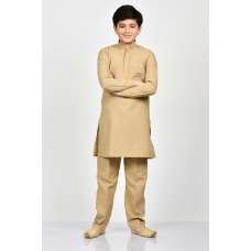 Dark Fawn Kids Readymade Kurta Pajama Dark Fawn Kids Readymade Kurta Pajama