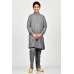Dark Grey Modern Boys Kurta Shalwar Suit
