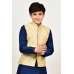 Gold Brocade Formal Kids Wear Waistcoat Gold Brocade Formal Kids Wear Waistcoat