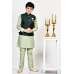 Dark Green Pakistani Kids Waistcoat