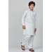 White Embroidered Pathan Boy Embroidered Salwar Kameez