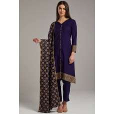 Navy Blue Pakistani Designer Readymade Dress Navy Blue Pakistani Designer Readymade Dress