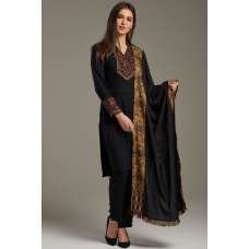 Black Warm Kurta Style Winter Dress Black Warm Kurta Style Winter Dress