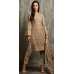 Gold Pakistani Designer Suit Embellished Party Dress