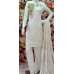 White Chiffon Pakistani Party Readymade Suit