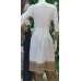WHITE LINEN & GEORGETTE READYMADE PAKISTANI SALWAR SUIT