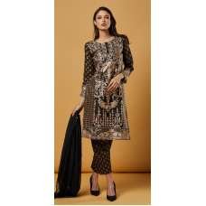 Black Gold Dress Indian Wedding Salwar Suit