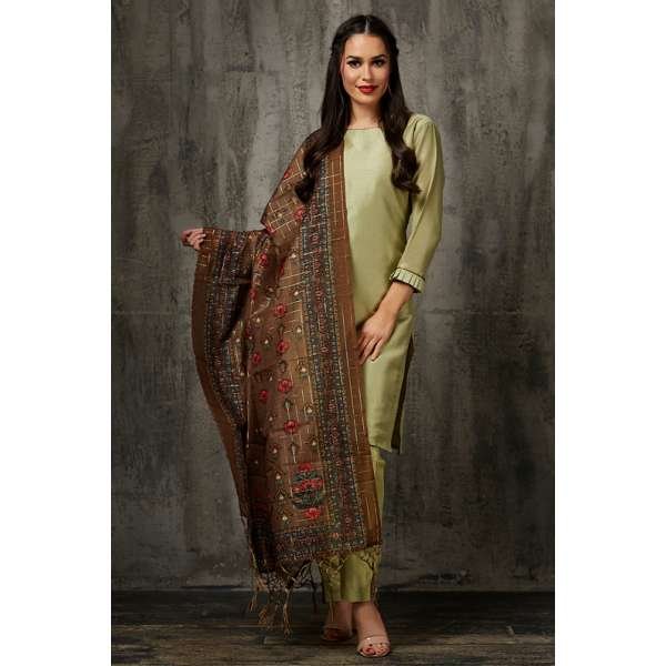 Pista Green Readymade Salwar Kameez Pakistani Designer Suit