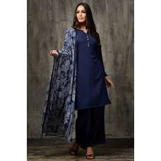 Navy Blue Indian Suit Readymade Pakistani Designer Salwar Kameez