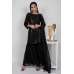 Black Sequin Georgette Indian Gharara Suit