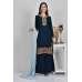 Navy Blue Palazzo Georgette Readymade Suit