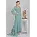 Dark Mint Front Slit Kameez Readymade Suit