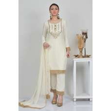 Ivory Indian Designer Readymade Party Suit Ivory Indian Designer Readymade Party Suit