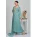 Dark Mint Front Slit Kameez Readymade Suit