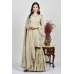 Beige Indian Embroidered Readymade Gharara Suit