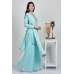 Sky Blue Georgette Designer Embroidered Gharara Suit