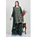 Dark Green Party Gharara Pakistani Designer Readymade Suit