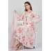 Light Pink Floral Printed Anarkali Dress