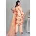 Orange Digital Printed Suit Readymade Salwar Kameez