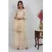 Cream Embroidered Ethnic Gharara Wedding Dress