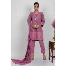 Pink Embroidered Stylish Suit Readymade Indian Designer Dress