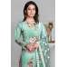 Pista Digital Printed Straight Cut Salwar Suit Pista Digital Printed Straight Cut Salwar Suit