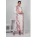 Off White Floral Printed A Line Georgette Suit