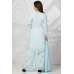 Light Sky Blue Modern Style Palazzo Suit
