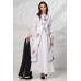 Off White Purple Floral Jacket Style Kurti Dress Off White Purple Floral Jacket Style Kurti Dress