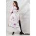 Off White Purple Floral Jacket Style Kurti Dress Off White Purple Floral Jacket Style Kurti Dress