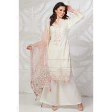 Off White Peach Festival Wedding Wear Suit Off White Peach Festival Wedding Wear Suit