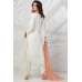 Off White Peach Indian Designer Salwar Suit