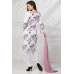 White Floral Printed Salwar Kameez