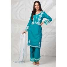 Rama Green Casual Wear Readymade Suit Rama Green Casual Wear Readymade Suit