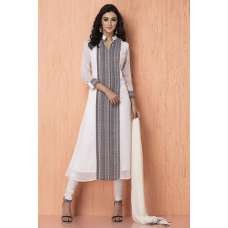 Black White Dress Outfit Anarkali Readymade Suit