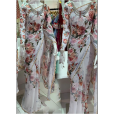 FLORAL 3D DESIGNER READYMADE SAREE FLORAL 3D DESIGNER READYMADE SAREE
