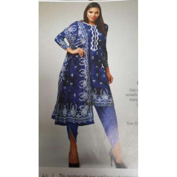 Royal Blue Heavy Embroidered Party Salwar Suit