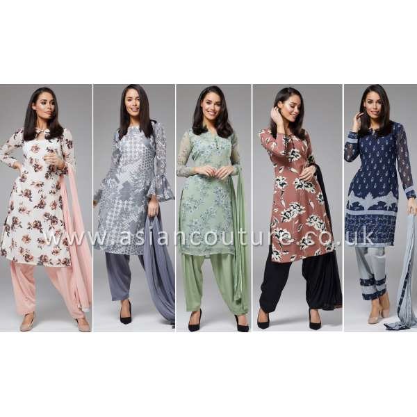 Indian Pakistani Casual/Formal Wear Designer Salwar Suits 