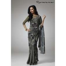 ZAC-RB-6 MEHNDI FLORAL PRINTED PAKISTANI PARTY WEAR SAREE ZAC-RB-6 MEHNDI FLORAL PRINTED PAKISTANI PARTY WEAR SAREE