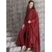 Maroon Long Line Dress Indian Party Suit Maroon Long Line Dress Indian Party Suit