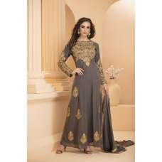 Grey Designer Dress Indian Suit Online Anarkali Gown Readymade 