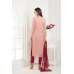 DUSTY PINK AND RED SALWAR PARTY SUIT 